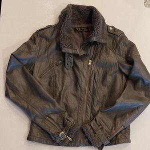 Zara leather jacket